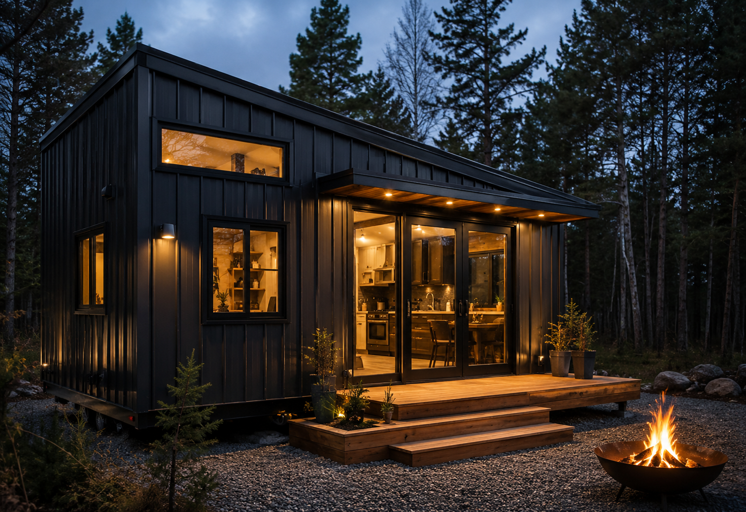 Tiny house moderne construite par Phénix